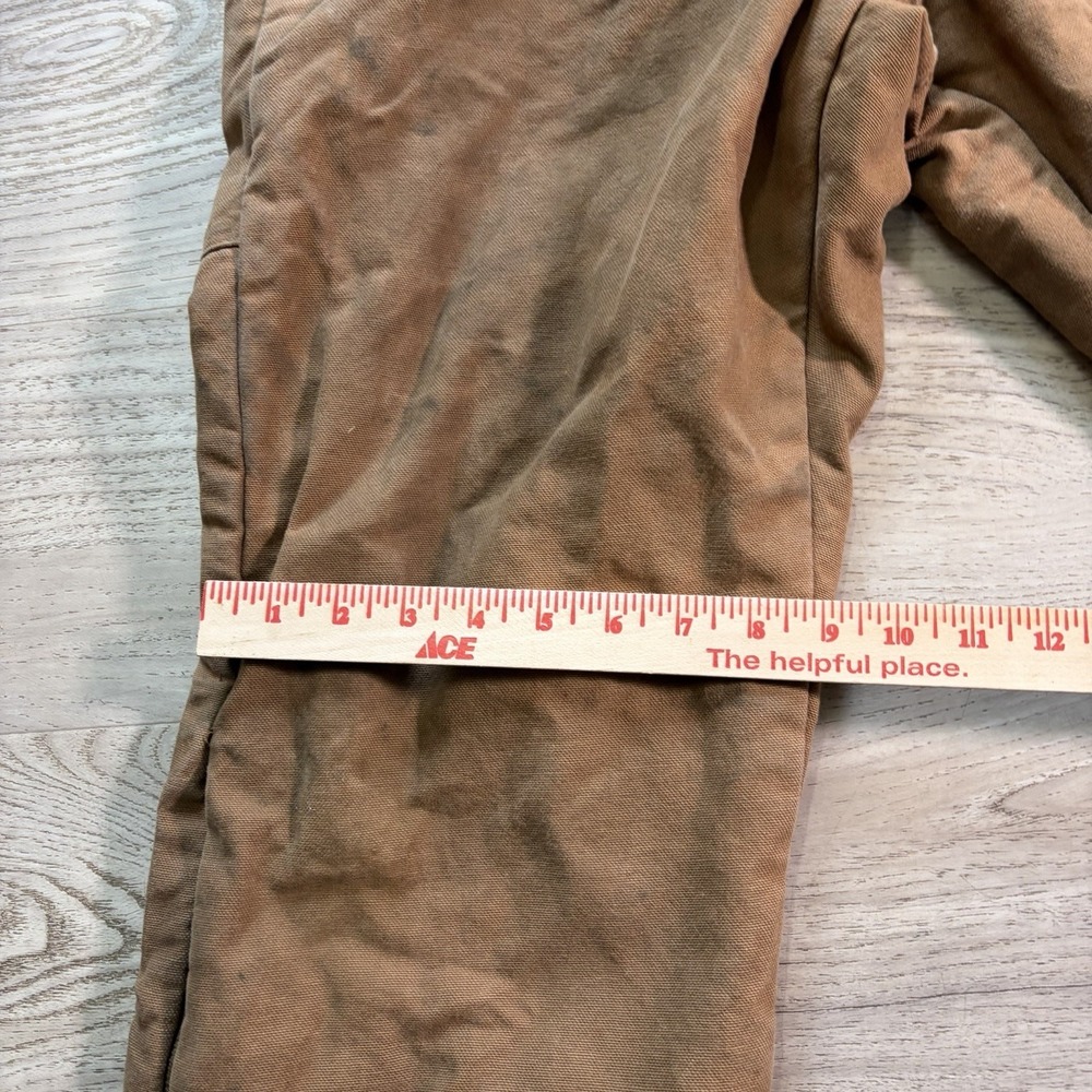 Vtg Walls Coveralls Brown Blizzard Puff Insulated Workwear Mens Sz Large Reg - Picture 7 of 15